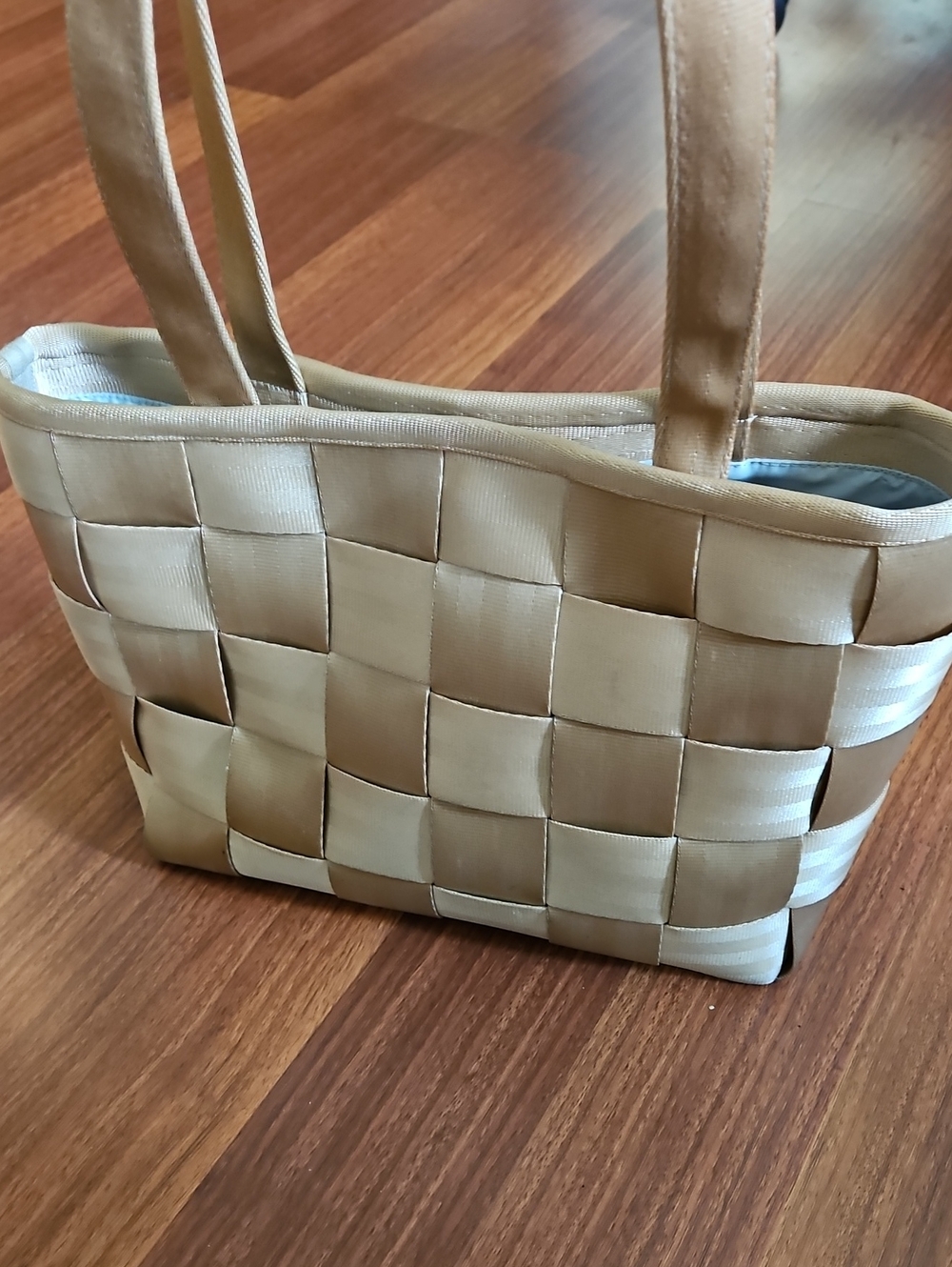 Harvey's Seatbelt Large Tote Bag In Caramel Brown Older Version EUC